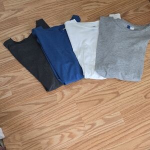 H&M Short Sleeve Tees - Black, Blue, White, Gray